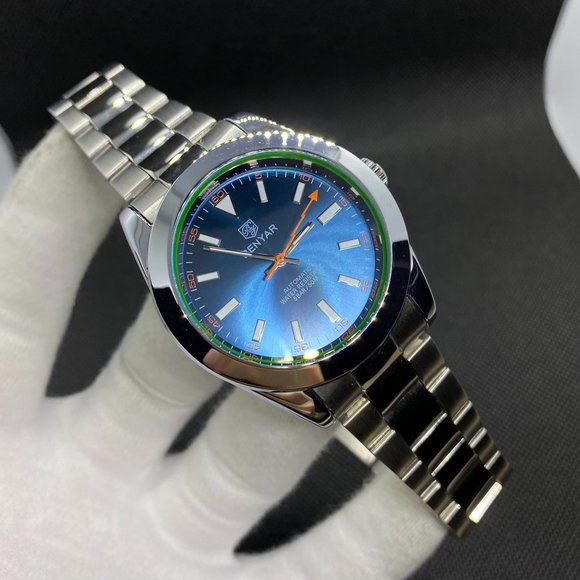 Luxury Men's Automatic Mechanical 50M Waterproof Milgauss Design Watch Blue - Picture 3 of 7